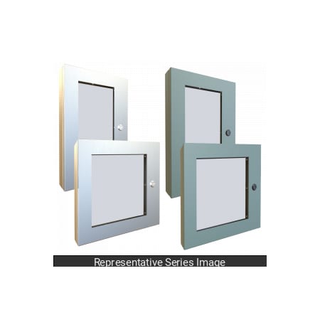 Hammond Window Kit, 14.2 in. H x 8.2 in. W x 2-3/4 in. L, Steel 1481WDH1612